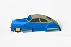 Lowrider car - 3d Papercraft Product Image 4