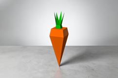 Carrot favor - 3d papercraft Product Image 1