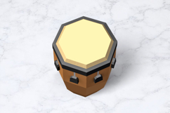 Conga drum favor - 3d papercraft Product Image 3