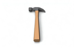 Curved Hammer - 3d papercraft Product Image 4