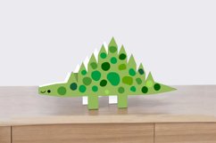Dinosaur favor - 3d Papercraft Product Image 1