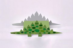 Dinosaur favor - 3d Papercraft Product Image 5