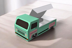 Flatbed Van favor - 3d papercraft Product Image 5