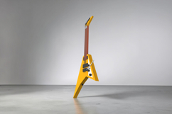 Flying guitar- 3d papercraft Product Image 2