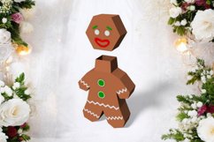Gingerbread man Favor - 3d Papercraft Product Image 2