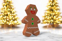 Gingerbread man Favor - 3d Papercraft Product Image 3