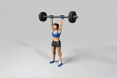 Fit girl - 3d papercraft Product Image 1