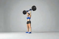 Fit girl - 3d papercraft Product Image 3