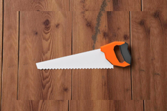 Hand saw - 3d papercraft Product Image 1