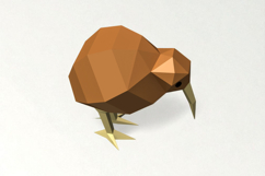 Kiwi bird - 3d papercraft Product Image 2