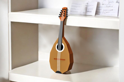 Mandolin - 3d papercraft Product Image 1