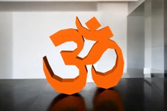 Om Wall art - 3d Papercraft Product Image 3