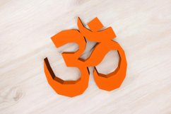Om Wall art - 3d Papercraft Product Image 4