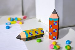 Pencil favor - 3d Papercraft Product Image 1