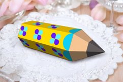 Pencil favor - 3d Papercraft Product Image 2