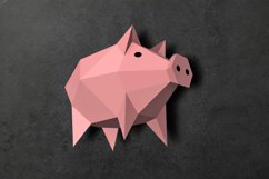 Pig favor- 3d papercraft Product Image 2