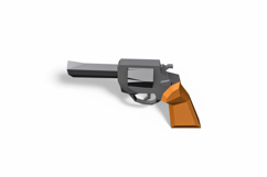 Revolver toy - 3d papercraft Product Image 2