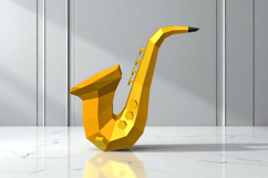 Baseball bat - 3d papercraft Product Image 2