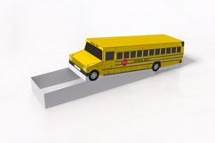 School bus favor - 3d papercraft Product Image 4