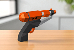 Sci fi gun - 3d papercraft Product Image 4