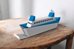 Sea Ship - 3d papercraft Product Image 2