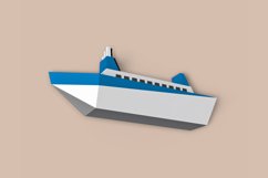 Sea Ship - 3d papercraft Product Image 5