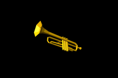 Trumpet - 3d papercraft Product Image 4