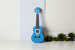 Ukulele - 3d papercraft Product Image 5