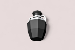 Flower vase - 3d papercraft Product Image 2