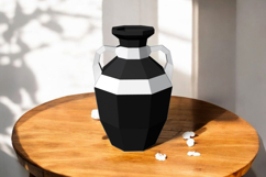 Flower vase - 3d papercraft Product Image 4