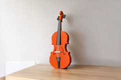 Violin wall art - 3d papercraft Product Image 3