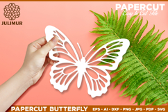 Papercut Butterfly Design, Butterfly SVG Cut File Bundle Product Image 2