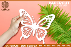 Papercut Butterfly Design, Butterfly SVG Cut File Product Image 4