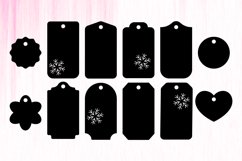 Christmas Gift Tags SVG. Christmas Tags Template. Xmas Decor Product Image 2