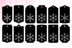 Christmas Gift Tags Template. Hang Tags SVG. Christmas Tags Product Image 2
