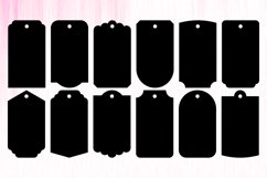 Papercut Gift Tags Template. Hang Tags SVG. Sale Tags SVG Product Image 2