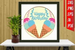 Birthday Layered Papercut 19 Svg Eps Ai Png Pdf Product Image 1