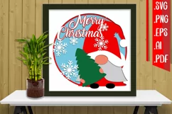 Christmas Layered Papercut 11 - svg eps png ai pdf Product Image 1