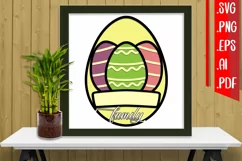 Family Layered Papercut 2 svg eps png ai pdf Product Image 1