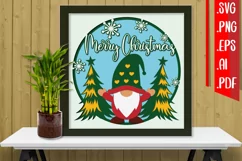 Christmas Layered Papercut 12 - svg eps png ai pdf Product Image 1