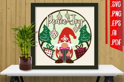 Christmas Layered Papercut 13 - svg eps png ai pdf Product Image 1