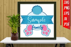 Family Layered Papercut 4 svg eps png ai pdf Product Image 1