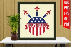 4th of July Layered Papercut 8 Svg Eps Ai Png Pdf Product Image 1