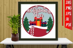 Christmas Layered Papercut 14 - svg eps png ai pdf Product Image 1