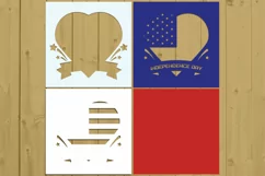 4th of July Layered Papercut 3 Svg Eps Ai Png Pdf Product Image 2