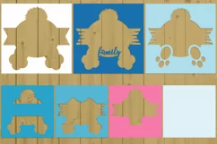 Family Layered Papercut 4 svg eps png ai pdf Product Image 2