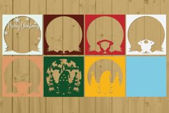 Christmas Layered Papercut 12 - svg eps png ai pdf Product Image 2