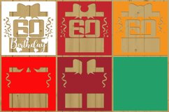 60th Birthday Layered Papercut Svg Eps Ai Png Pdf Product Image 2