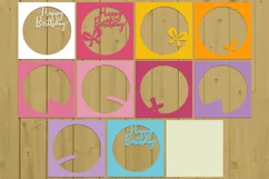Birthday Layered Papercut 13 Svg Eps Ai Png Pdf Product Image 2