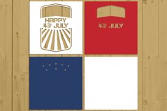 4th of July Layered Papercut 9 Svg Eps Ai Png Pdf Product Image 2